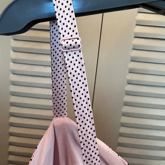 Torrid Black Pink Lace Polka Dot Retro Swing Dress Size 16 - Picture 9 of 12